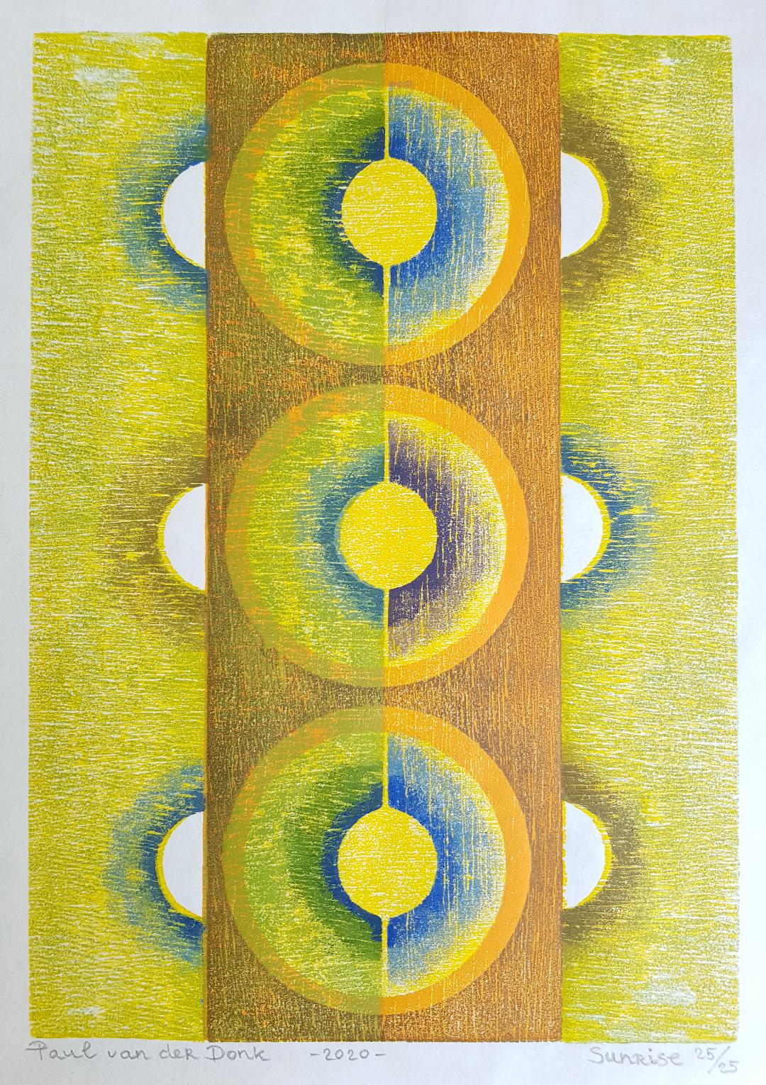 Sunrise nr 25 / 25 Paul van der Donk € 89.00 incl lijst